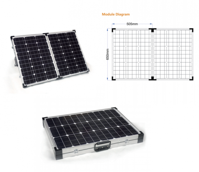 Katlanabilir Mini Taşınabilir Güneş Panelleri 0
