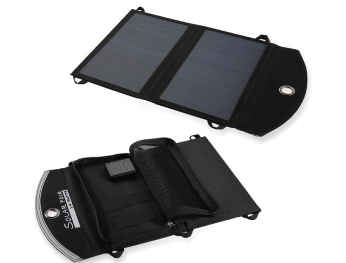 Mini Katlanabilir Taşınabilir 14W 5V Şarj Cihazı Güneş Pili Paneli 1
