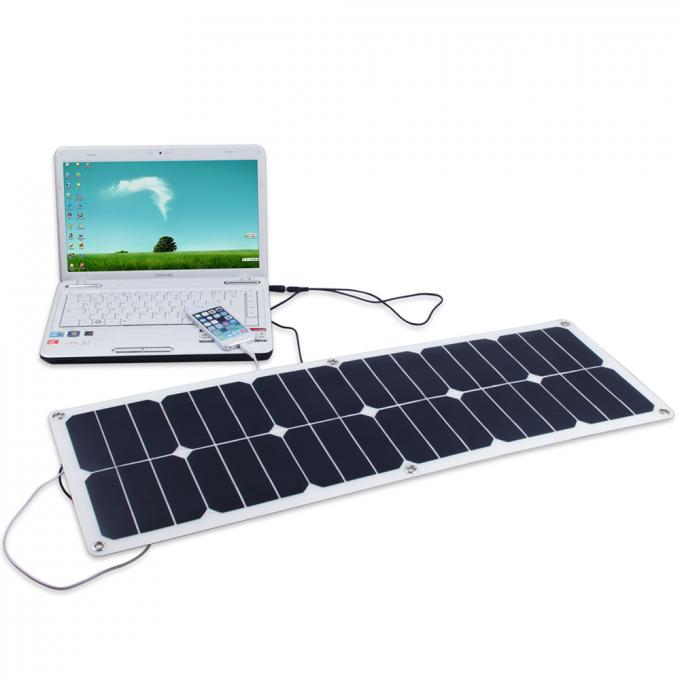 Laptop Şarj için PET Lamine 40W Esnek Güneş Panelleri 0